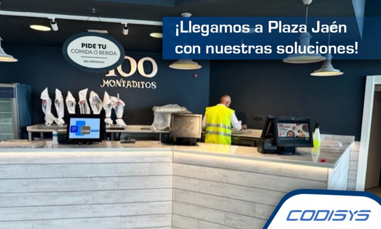 VIPS, 100M y TGB confían en Codisys para los sistemas de gestión de sus puntos de venta en el centro comercial Jaén Plaza