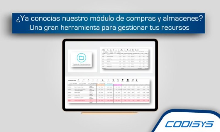 Módulo de gestión de compras y almacenes de CodySHOP